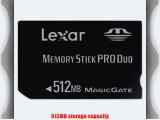 Lexar MSDP512-40-331 512MB Platinum Memory Stick PRO Duo (Retail Package)