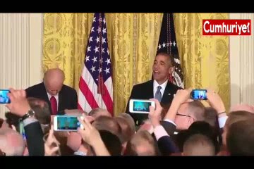 Sözü kesilen Obama, Beyaz Saray'dan kovdu