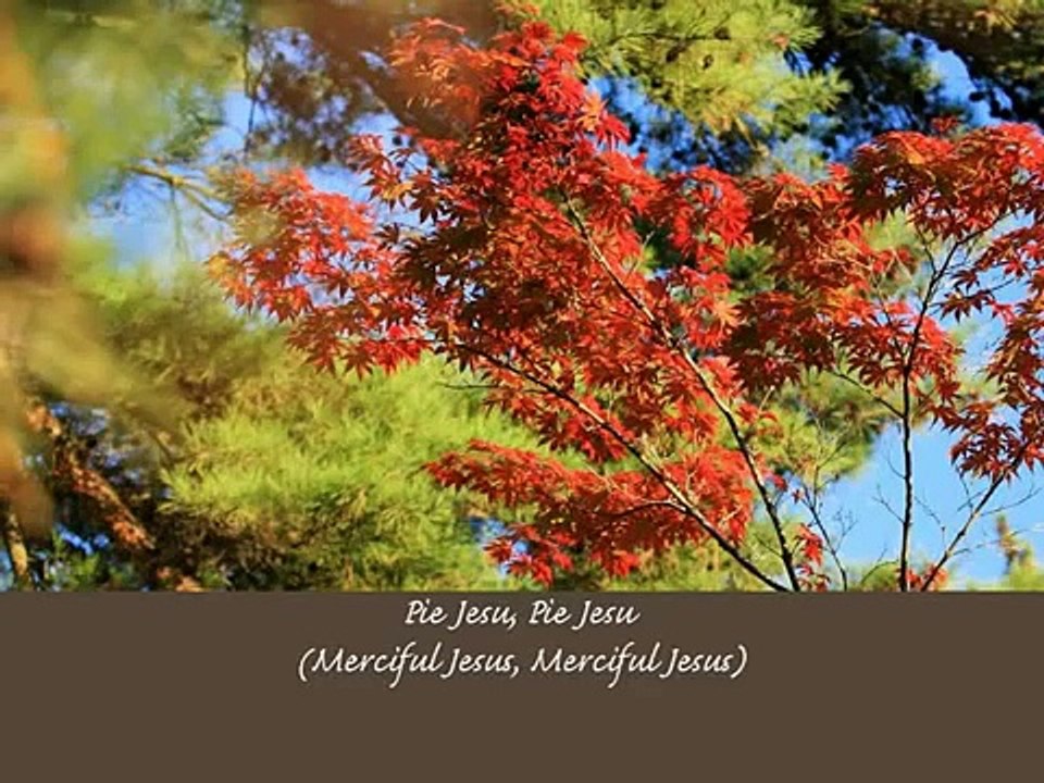 Pie Jesu (Latin lyrics w/ English translation) video Dailymotion