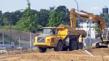 Volvo A30D dumping a load of clay