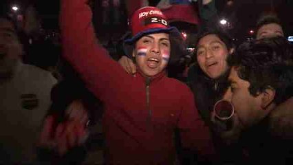 Chile celebra su paso a las semifinales de la Copa América