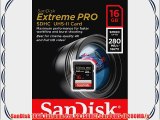 SanDisk 16GB Extreme Pro SD (SDHC) Card UHS-II 280MB/s