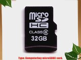 Komputerbay 32GB MicroSD SDHC Microsdhc Class 6 with Micro SD Adapter and Pro Duo Adapter