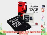 Professional Kingston MicroSDHC 32GB (32 Gigabyte) Card for LG VS740 Phone Phone with custom