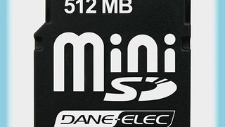 Dane-Elec 512MB Mini SD Memory Card DASDM0512R