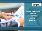 Research report of Global 3D Printing Market in Healthcare Industry 2015-2019