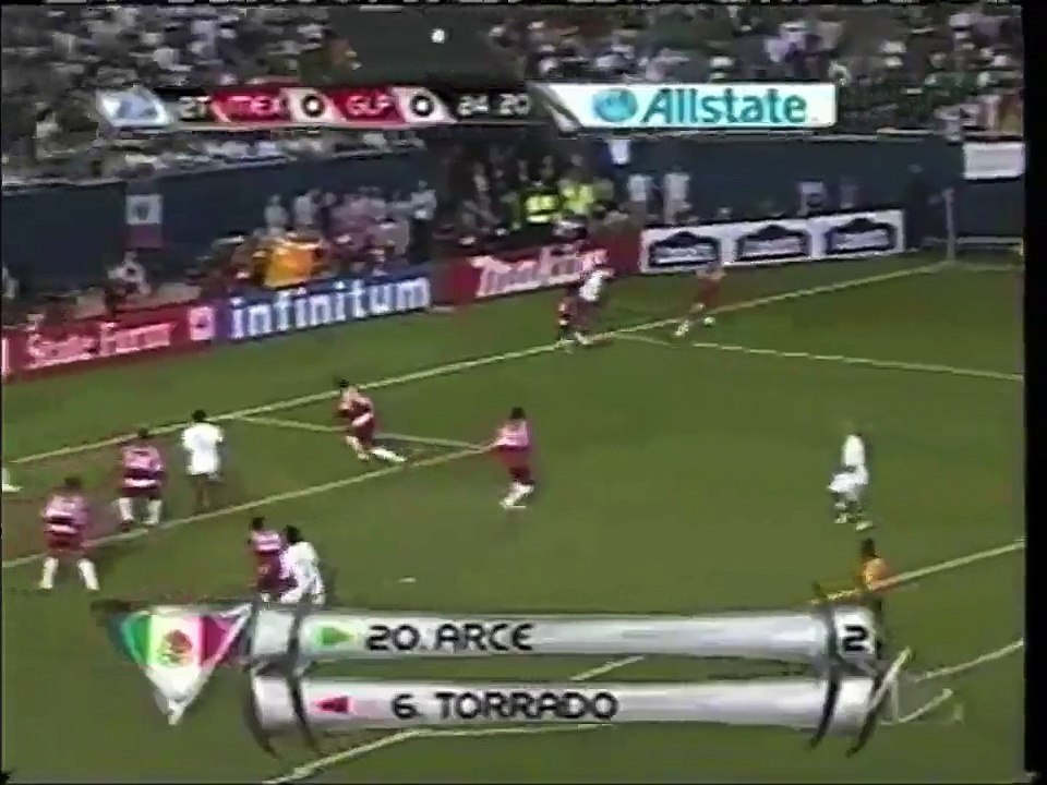 3 México 2-0 Guadalupe Pável Pardo (primer gol) Copa Oro 2007.mov