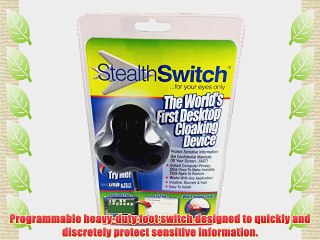 USB Foot Pedal StealthSwitch Pro with Updated Software Used for Computer Privacy or Photo Booth