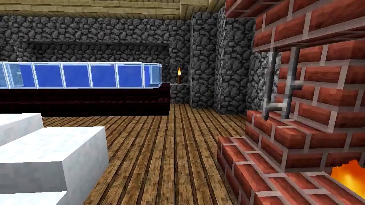 Minecraft Tutorial - Crea tu pecera ~ Peces Vivos !!! (Decoración para tus Casas)