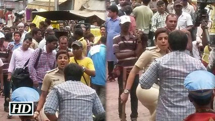 Priyanka Chopra in action on Gangaajal 2 Sets