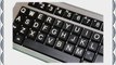 AbleNet BigKeys LX Large Print USB Keyboard Black Keys with White Jumbo Oversized Print Letters
