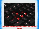 Monoprice Backlit Macro Mechanical Gaming Keyboard with USB Hub Headset Microphone Jacks and