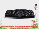 Goldtouch GTU-0088 V2 Adjustable Comfort Keyboard Plus Jestik Microfiber Cloth - Value Bundle