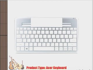 Acer Bluetooth Keyboard Dock for Iconia Tab W3-810