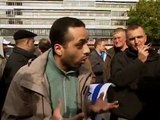 Pax Europa-Kundgebung und Gegendemo: Diskussionen mit Moslems in Berlin