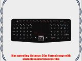 Rii Touch N7 Bluetooth Mini Qwerty Keyboard Adjustable DPI Touchpad for PC HTPC Apple Xbox360