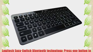 Logitech Bluetooth Illuminated Keyboard K810 for PCs Tablets Smartphones - Black