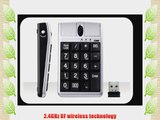 Wireless iOne Scorpius N4WL Numerical Keypad Mouse with Tenkey Pad And Large Numbers.