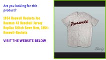 1954 Roswell Rockets Joe Bauman 43 Baseball Jersey Replica Stitch Sewn New