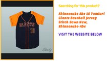 Shinnosuke Abe 10 Yomiuri Giants Baseball Jersey Stitch Sewn New