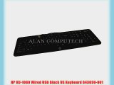 HP KU-1060 Wired USB Black US Keyboard 643690-001