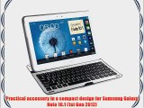 Samsung Galaxy Note 10.1 (1st Gen 2012) Wireless Bluetooth Keyboard QWERTY Black