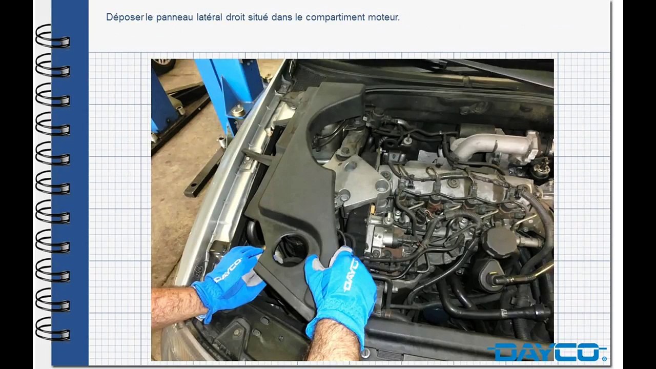 Montage kit de distribution - Renault Laguna 1.9 dci Diesel F9Q 750