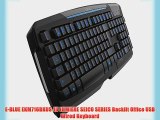 E-BLUE EKM716BKUS-IU LUMIERE SEICO SERIES Backlit Office USB Wired Keyboard