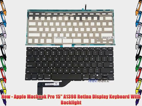 New - Apple Macbook Pro 15 A1398 Retina Display Keyboard With Backlight