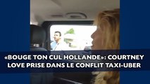 Courtney Love, prise dans le conflit taxi-Uber, crie au scandale