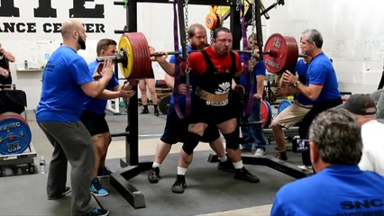 881 @ 220 Raw Squat World Record (w/wraps) - Heaviest 4x Bodyweight Raw Squat Ever