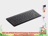 SMK-Link VP6630 Bluetooth Compact Keyboard for PCs Apple Macs and Bluetooth Tablets