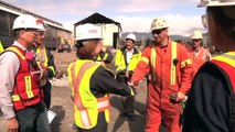 Premier Clark tours Rio Tinto Alcan