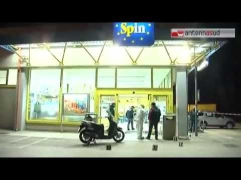 TG 20.03.15 Bari, rapina all'Eurospin del San Paolo. Ferito uno dei banditi