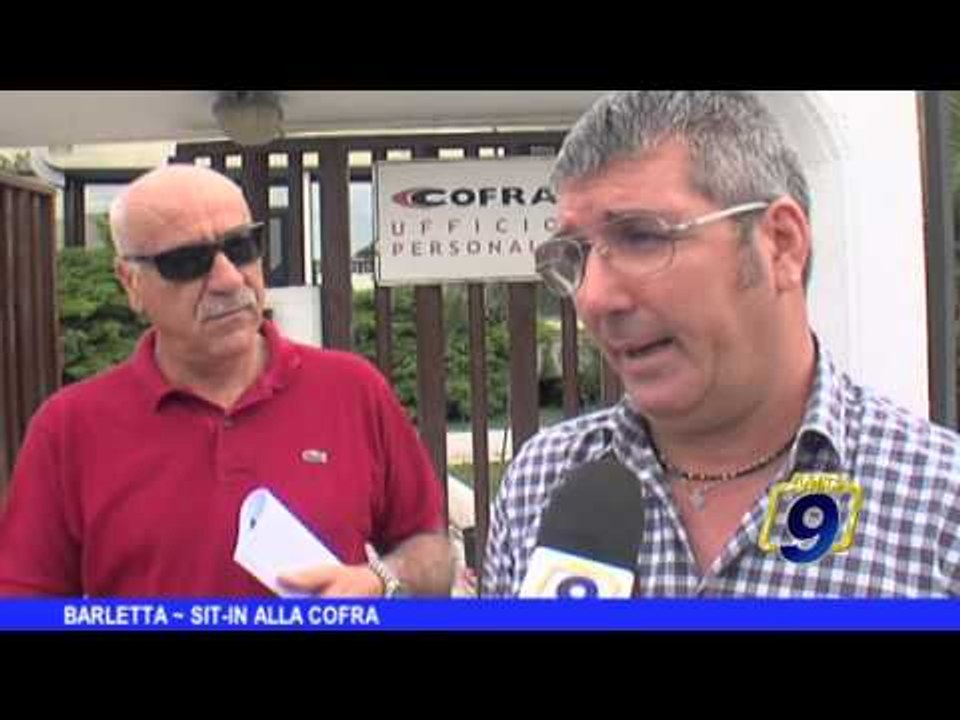 BARLETTA | Sit-in alla Cofra