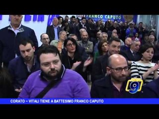 CORATO | Vitali tiene a battesimo Franco Caputo