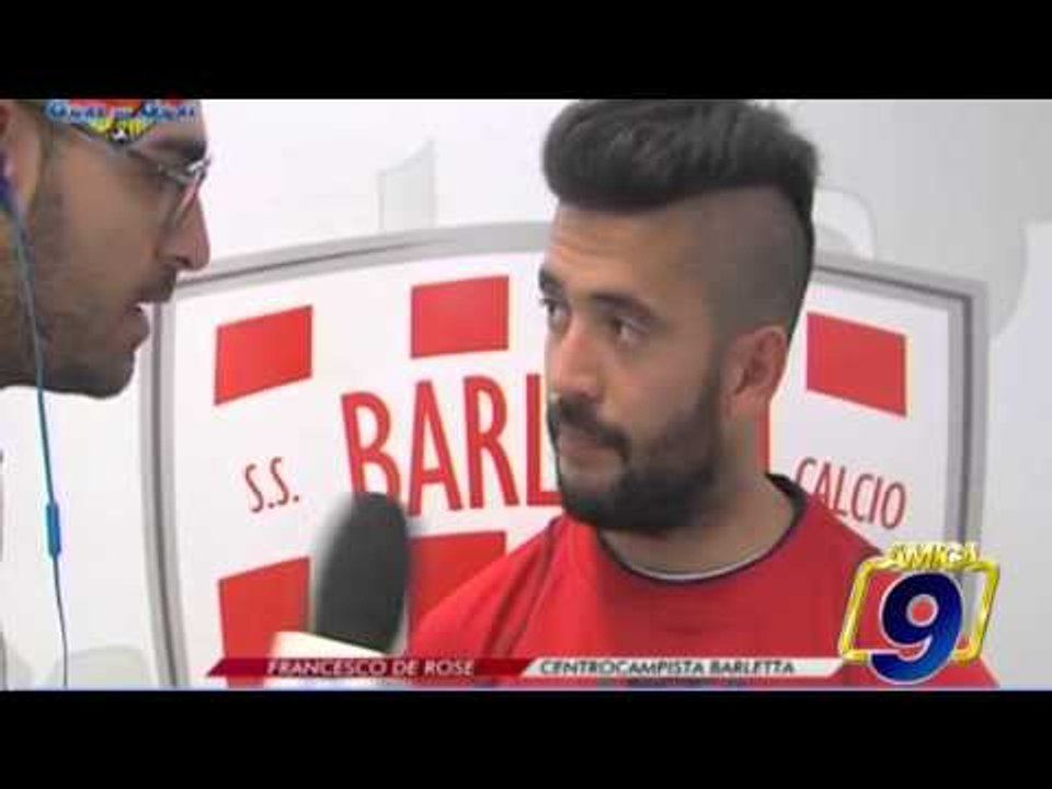 Barletta - Vigor Lamezia 3-3 | Post Gara Francesco De Rose - Centrocampista Barletta