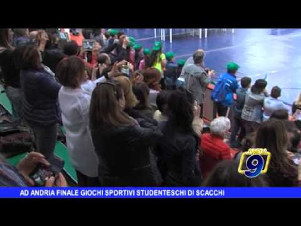 Ad Andria la finale dei giochi sportivi studenteschi di scacchi