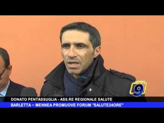 BARLETTA | Mennea promuove il forum "Salute24ore"