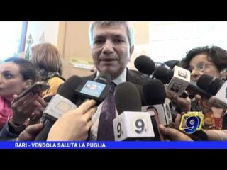 BARI | Nichi Vendola saluta la Puglia