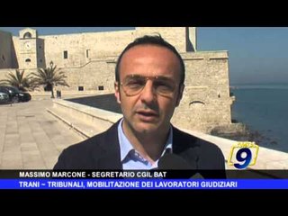 TRANI | Tribunali, mobilitazione dei lavoratori giudiziari