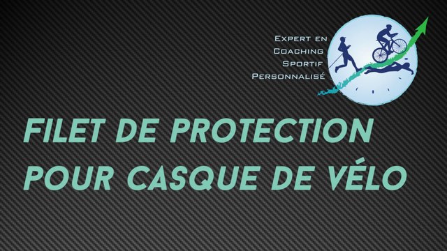 Filet de protection pour casque de vélo