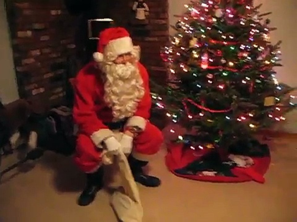 Santa visits our house