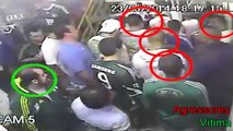 Polícia divulga imagens da agressão a blogueiro pela torcida do Palmeiras