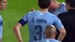 Football player Cavani fingered by another player during game