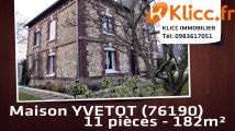 A vendre - YVETOT (76190) - 11 pièces - 182m²