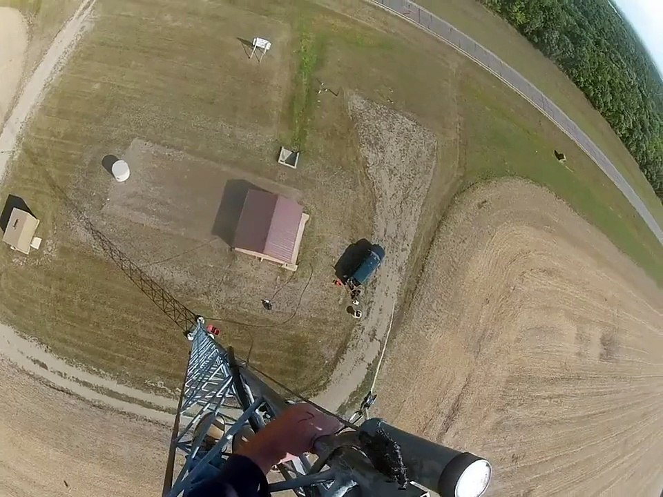 Communication Tower Inspection, climbing, rigging