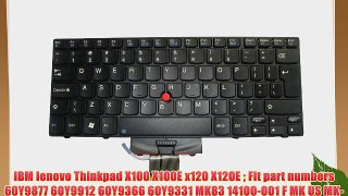 IBM lenovo Thinkpad X100 X100E x120 X120E  Fit part numbers 60Y9877 60Y9912 60Y9366 60Y9331