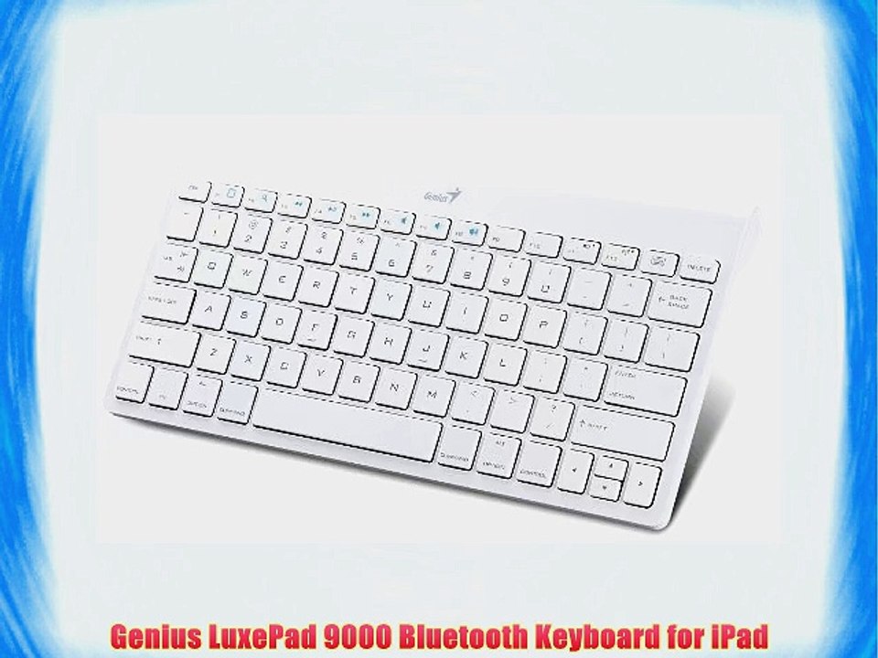 Genius LuxePad 9000 Bluetooth Keyboard for iPad