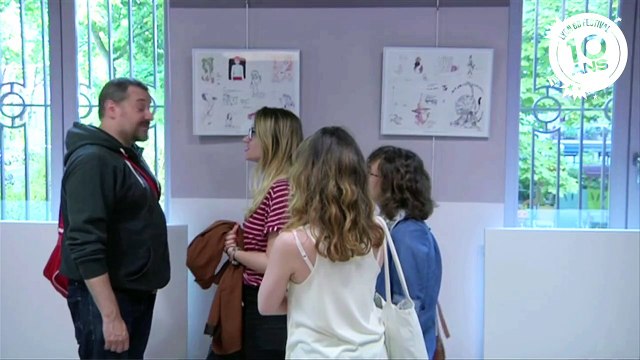 Les 10 ans du LyonBD festival - exposition à la mairie de Lyon 4ème
